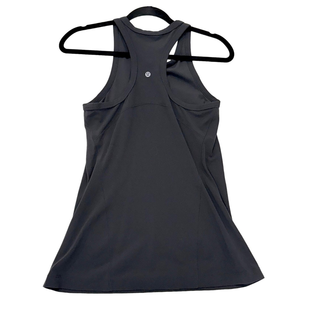Lululemon Racerback Cool Tank Top Black Women's XXS Waist‎ Length Athleisure